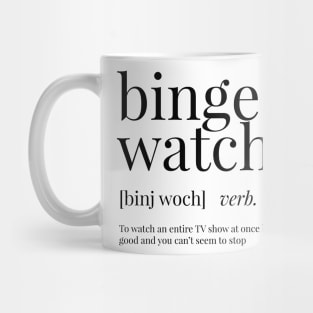 Binge Watch Definition Mug